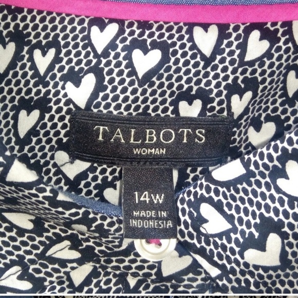 EUC Talbots button down top - Picture 3 of 3